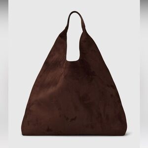 Gap NWOT Vegan Suede Slouchy Tote Bag
